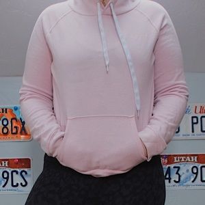 light pink plain hoodie/ sweatshirt
